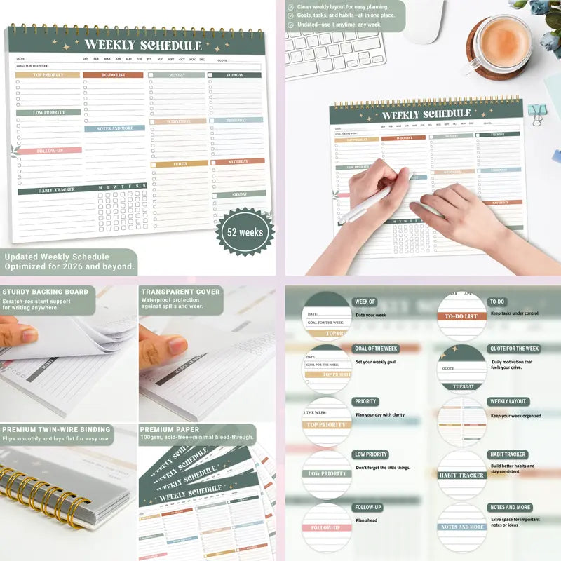 TidyBrains™ ADHD Cleaning Planner