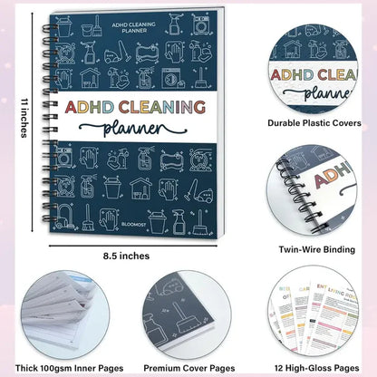 TidyBrains™ ADHD Cleaning Planner